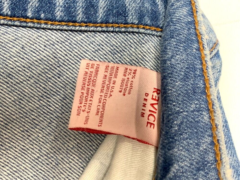 Revice Jeans Blue Skinny High Rise Venus Star Medium Wash Denim Women Size 29 - Picture 3 of 4
